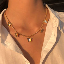 Load image into Gallery viewer, Vintage Multilayer Pendant Butterfly Necklace
