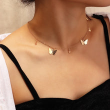 Load image into Gallery viewer, Vintage Multilayer Pendant Butterfly Necklace
